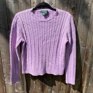 Cute pink Lauren Ralph Lauren sweater